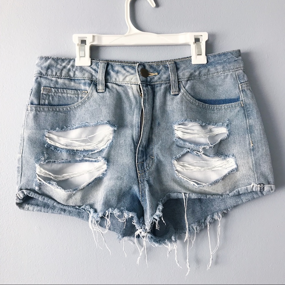 Forever 21 High Waisted Jean Shorts